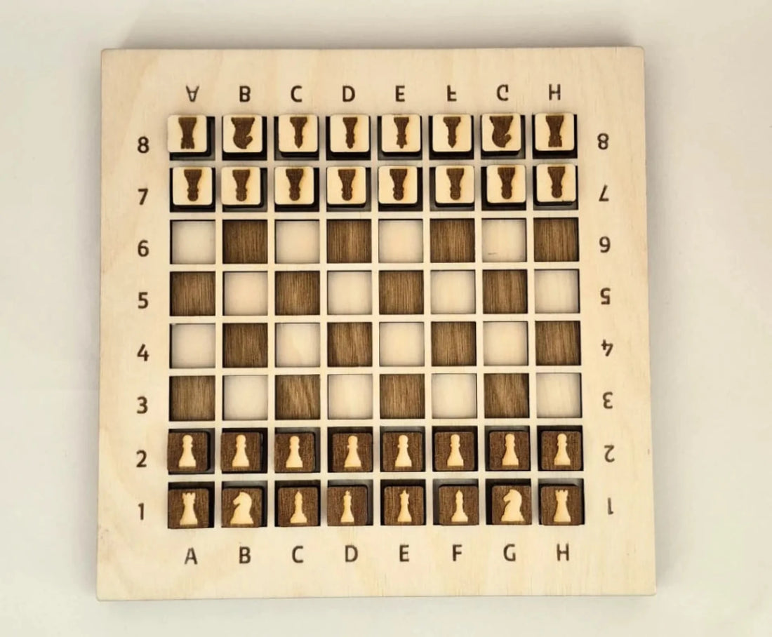 Personalized 3-in-1 wooden board game with chess, checkers and sudoku — Skillberry
