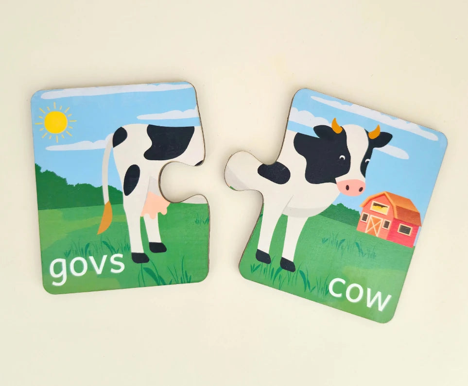 Animal Farm Wooden Puzzle, Ages 3+