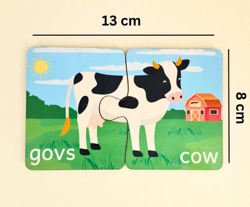 Animal Farm Wooden Puzzle, Ages 3+