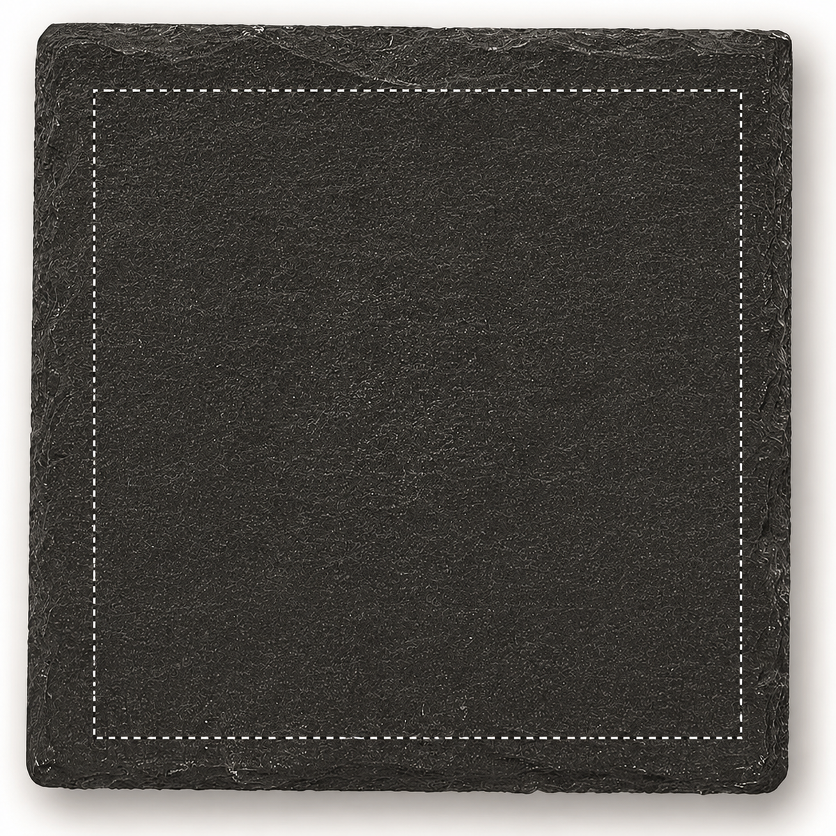 Custom Logo Slate Coasters, Set of 4