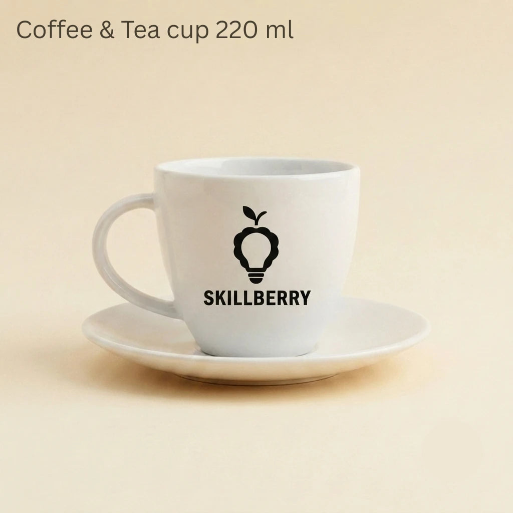 Custom Cup & Saucer and Mug, Dishwasher & Microwave Safe