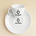 Custom Cup & Saucer and Mug, Dishwasher & Microwave Safe