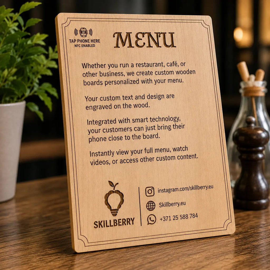 Smart Menu Board for Restaurants & Cafés