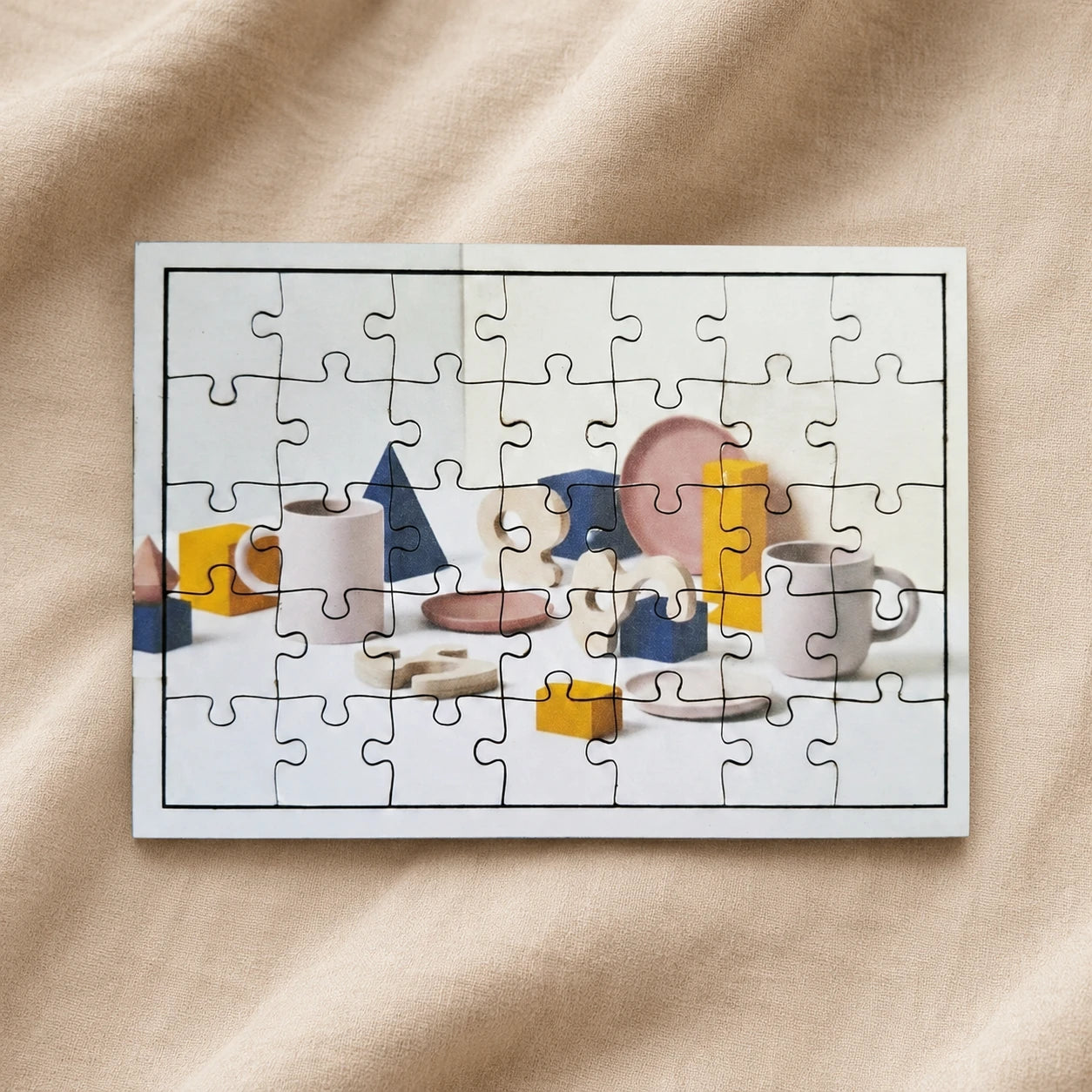 Personalized Wooden Puzzle with Smart Tag, Custom Gift