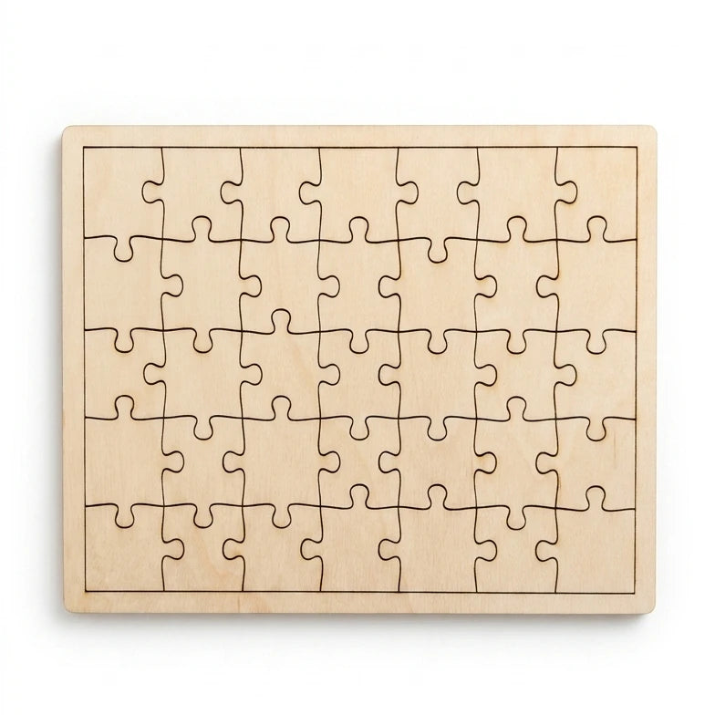Personalized Wooden Puzzle with Smart Tag, Custom Gift